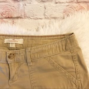 Hollister khaki shorts.